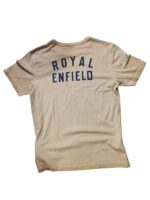Camiseta Royal Enfield Ride Safe Beige - Imagen 2