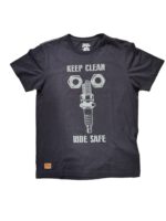 Camiseta Royal Enfield Keep Clean Grey