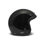 Casco Retro Solid Black