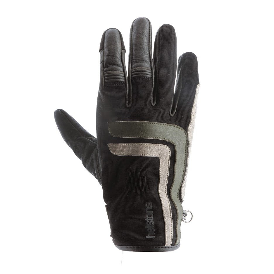 Guantes-Helstons-Jeff-Ette-negro-Khaki.jpg Guantes Helstons Jeff Ete - Imagen 1