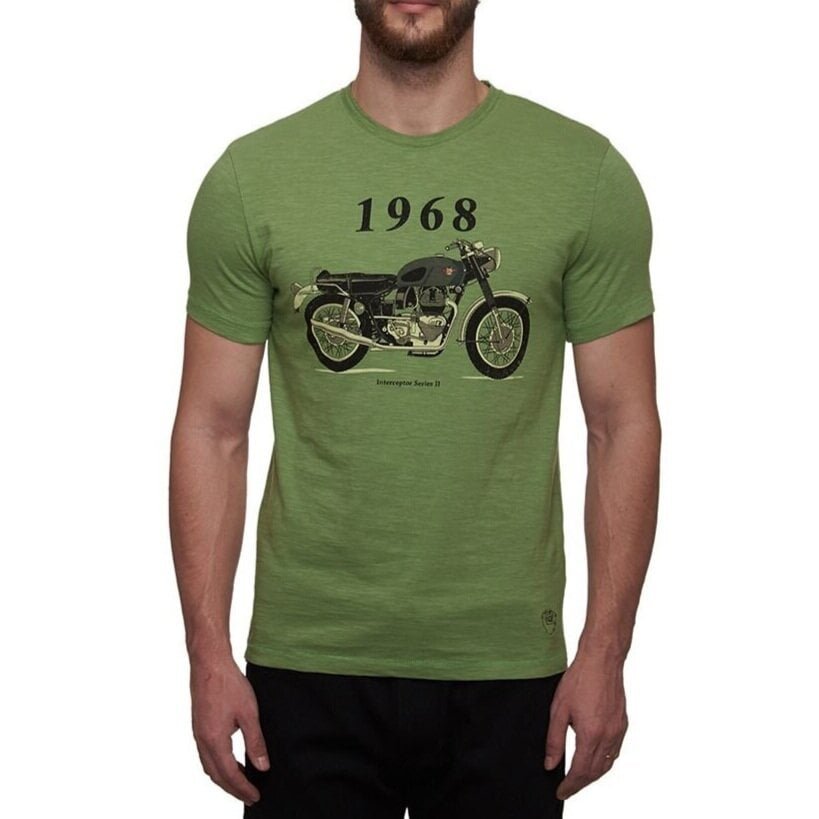 RLATSI000154.jpg Camiseta Royal Enfield Phoenix 1968 Green - Imagen 1