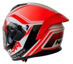 Casco Nava Targo Rojo Fluor - Imagen 2